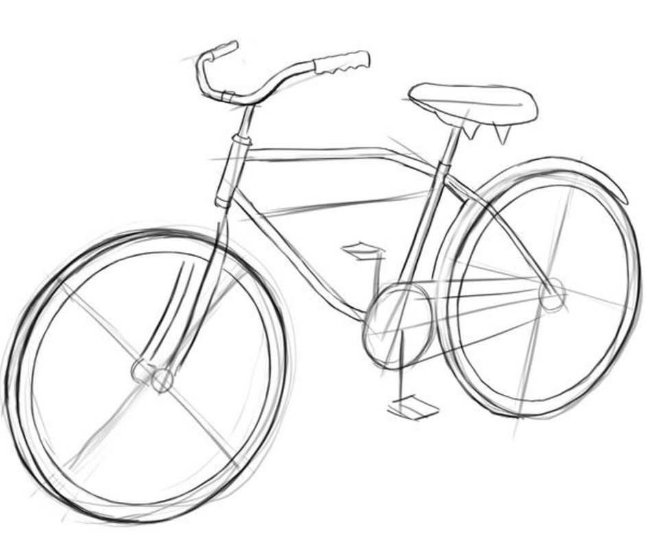 Как Нарисовать Велосипед (48 Фото)