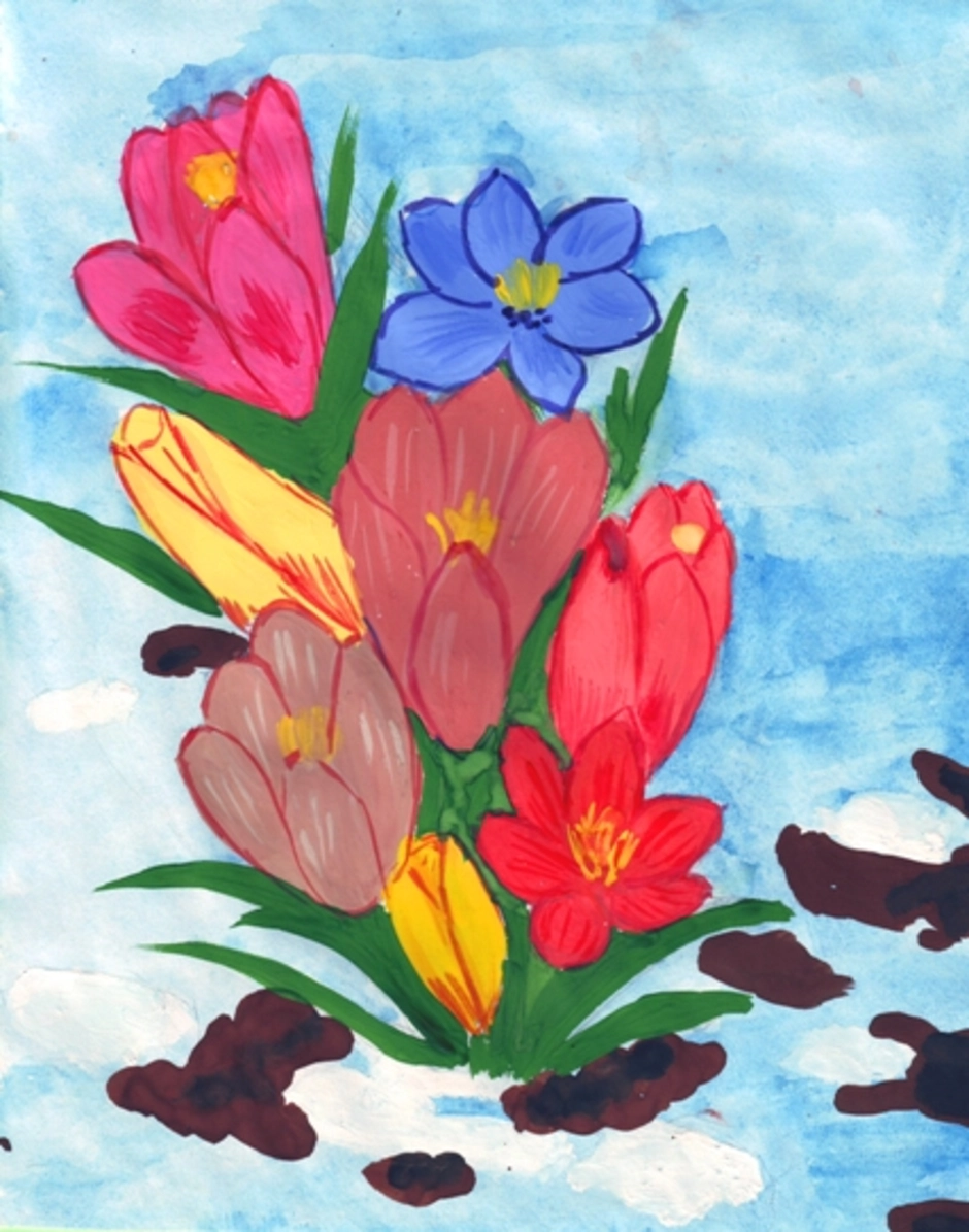 Весенний букет для детей. Рисование весенние цветы. Рисование первые цветы. Рисование первых весенних цветов. Рисование весенних цветов с детьми.