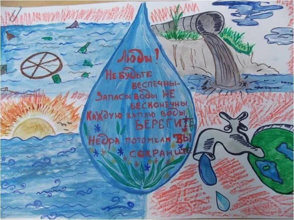 Рисунок ко дню воды. Рисунок на тему защита воды. Плакат на экологическую тему. Плакат вода источник жизни. Плакат на тему вода источник жизни.