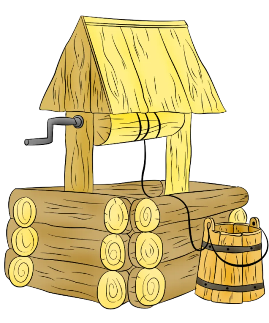 Картинка колодец на прозрачном фоне