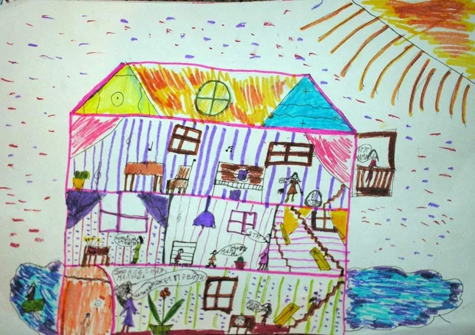 Дом в котором я хотел бы жить. Рисование на тему дом. Дом детский рисунок. Рисование на тему мой дом. Дом в будущем рисунки.