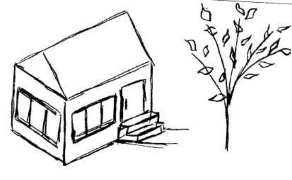 Психология рисунок дом. Рисуночный тест дом дерево человек. Методика бака «дом-дерево-человек». "Дом.дерево.человек""дом.дерево.человек". Проективная методика дом.