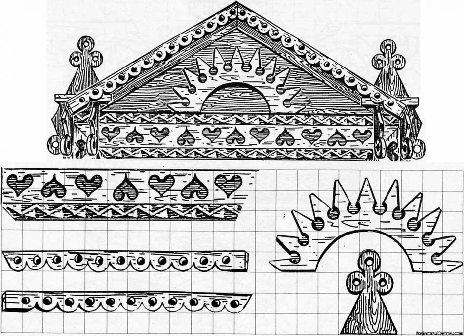 Рисунок украшения для дома