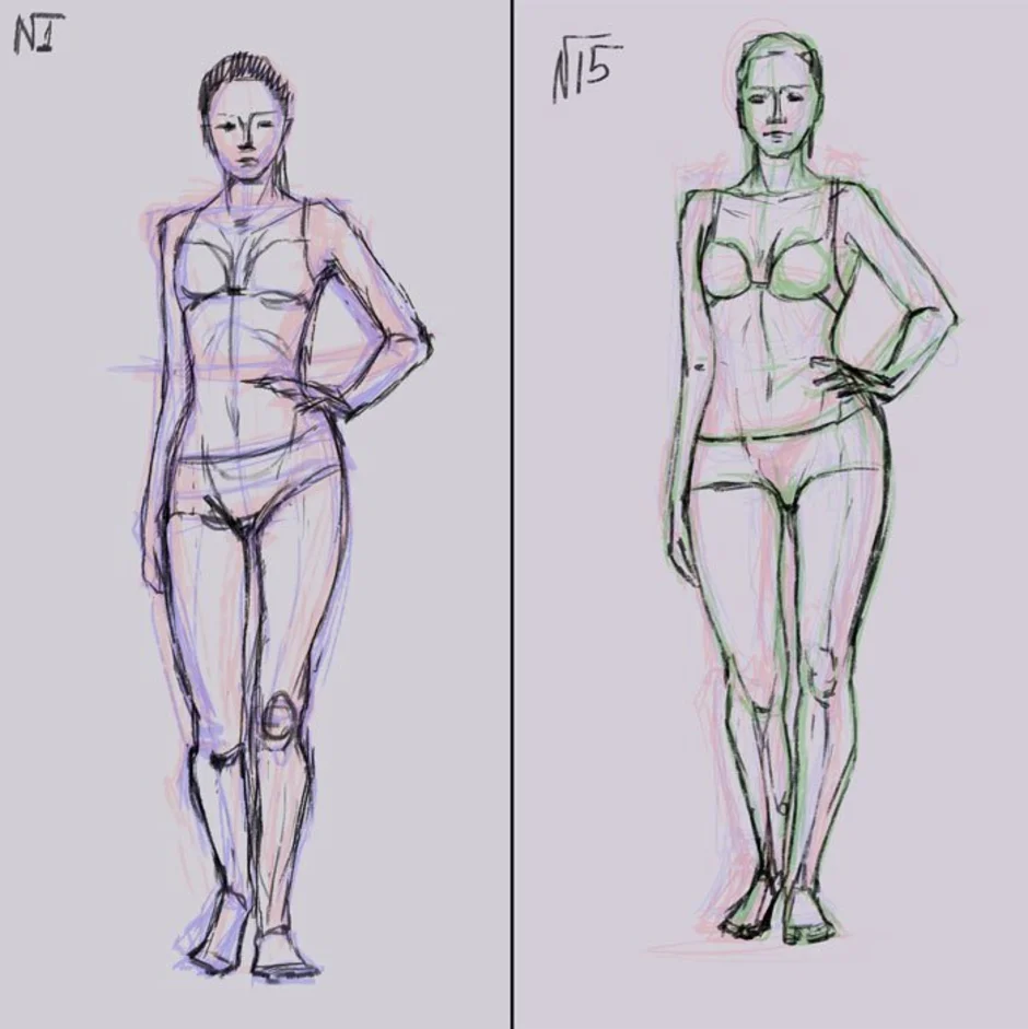 Пропорциональный рисунок. Фигура человека рисунок. Пропорции женской фигуры для рисования. Эскиз человека в полный рост. Нарисовать фигуру человека.