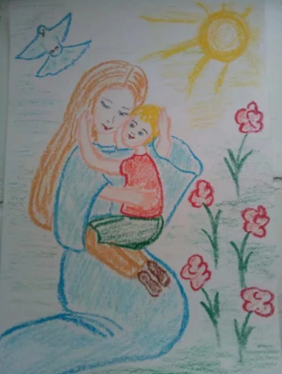 Мамочка моя рисунок в садик. Рисунок на тему день матери. Детские рисунки мамы. Рисунок на тему материнство. Рисунок для мамы.