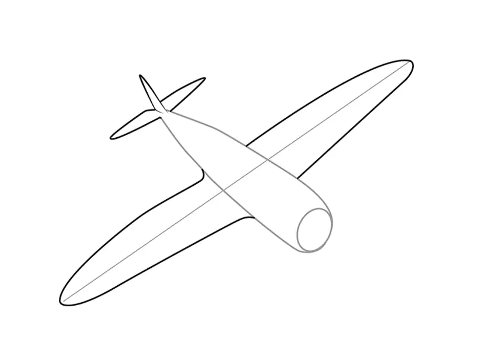 Самолет карандашом легко