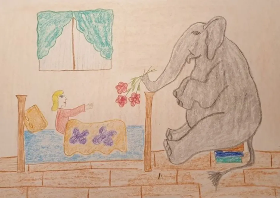 Читательский дневник про слона. Куприн а. и. "слон". Иллюстрация к слон а Куприн 3 класс. Рисунок к произведению слон Куприна 3 класс. Рисунок к рассказу слон Куприна.