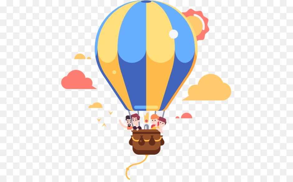 В страну знаний на воздушном шаре. Аэростат монгольфьер. Воздушный шар с корзиной. Воздушный шар мультяшный.