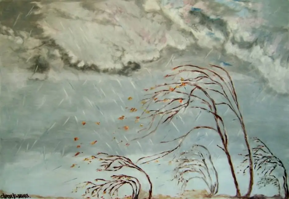 Буря в лесу 2 класс изо презентация. Ветер в изобразительном искусстве. Рисование ветер. Картина непогода. Картины ветер и дождь.