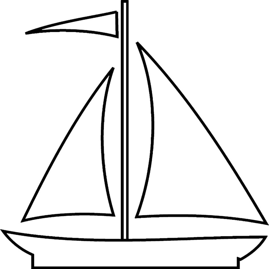 Парусник рисунок для детей