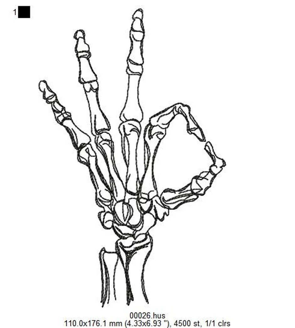 Рисунок кисти кости кисти