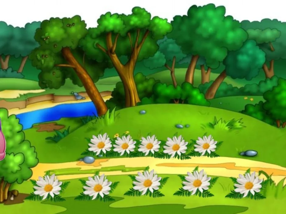 Развитие речи средняя группа картина на полянке. Полянка для детей. Нарисованная Поляна в лесу. Нарисованная Полянка. Фон Поляна для детей в детском саду.