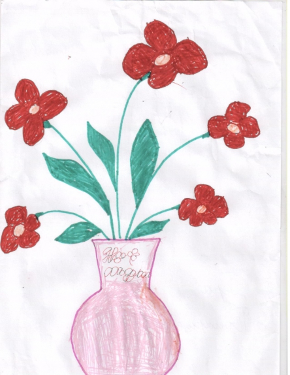 Занятие по рисованию март старшая группа. Рисование ваза с цветами старшая группа. Рисование цветы в вазе старшая группа.