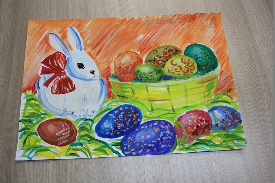 Рисование на тему пасха