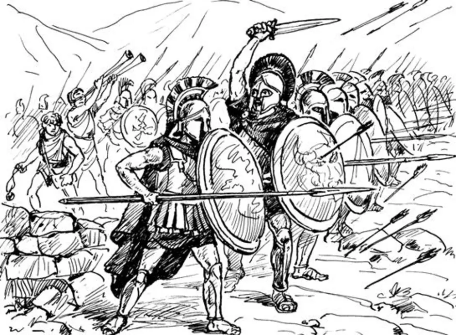 Армия спартака 5 класс. Спартанцы в марафонской битве. Военные отряды римлян. Военные отряды римлян рисунок. Марафонской битвы и греческого воина.