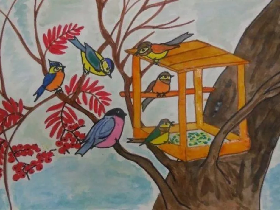 Праздник птиц изо 1. Рисование птицы на кормушке. Рисование весенних птиц. Рисунок ко Дню птиц. Изо день птиц.