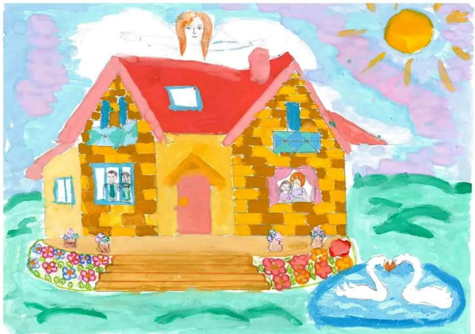Мой дом мой образ жизни рисунок. Рисование на тему дом. Рисование мой дом. Детские рисунки домик. Рисование в детском саду дом.