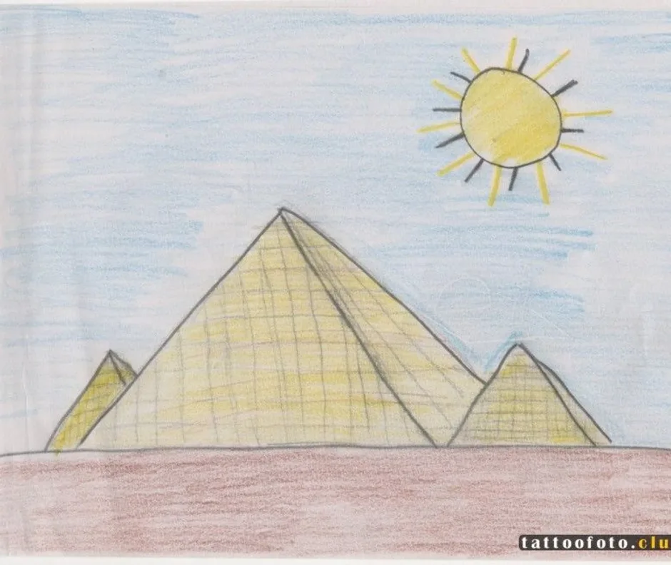 Рисунки древний мир 5 класс. Рисунки в пирамидах древнего Египта. Пирамида Хеопса изо. Египетские пирамиды 7 чудес света. Зарисовка пирамиды.