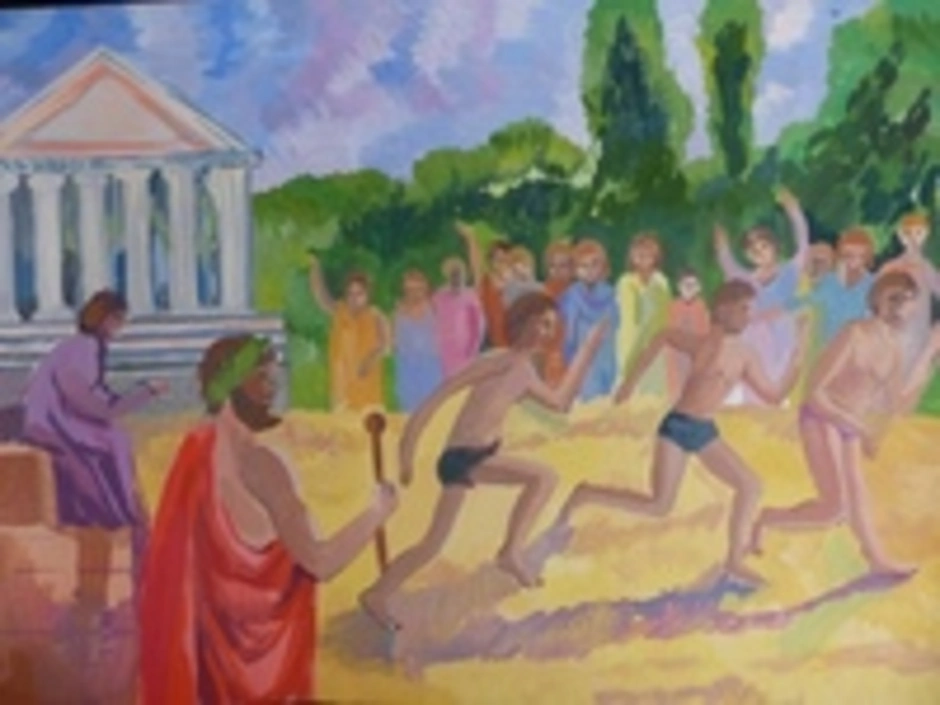 Рисунок олимпийские игры в древней греции