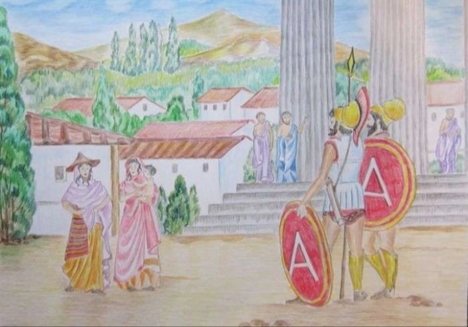 Древняя греция эллада рисунок