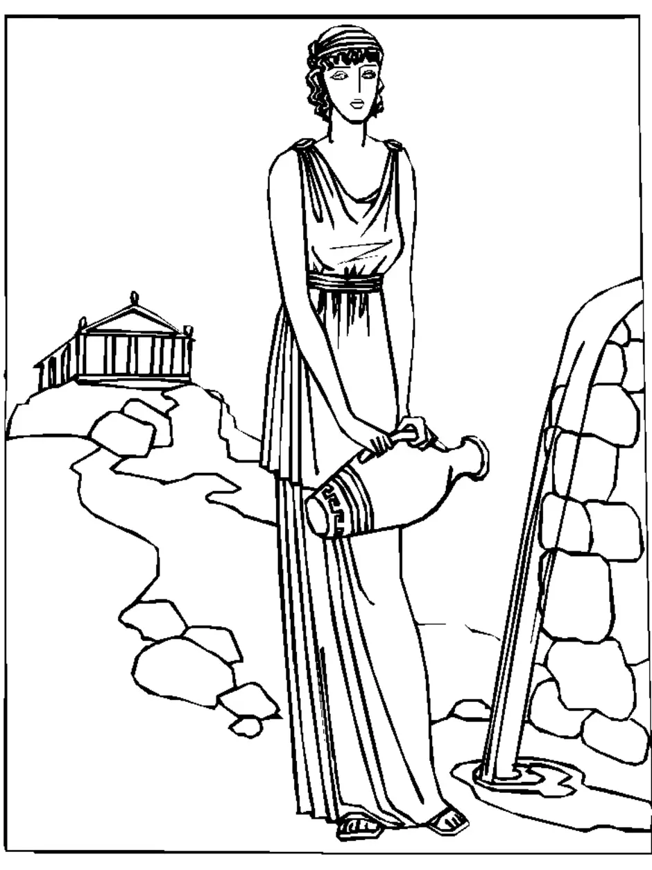 Афродита богиня древней греции рисунок