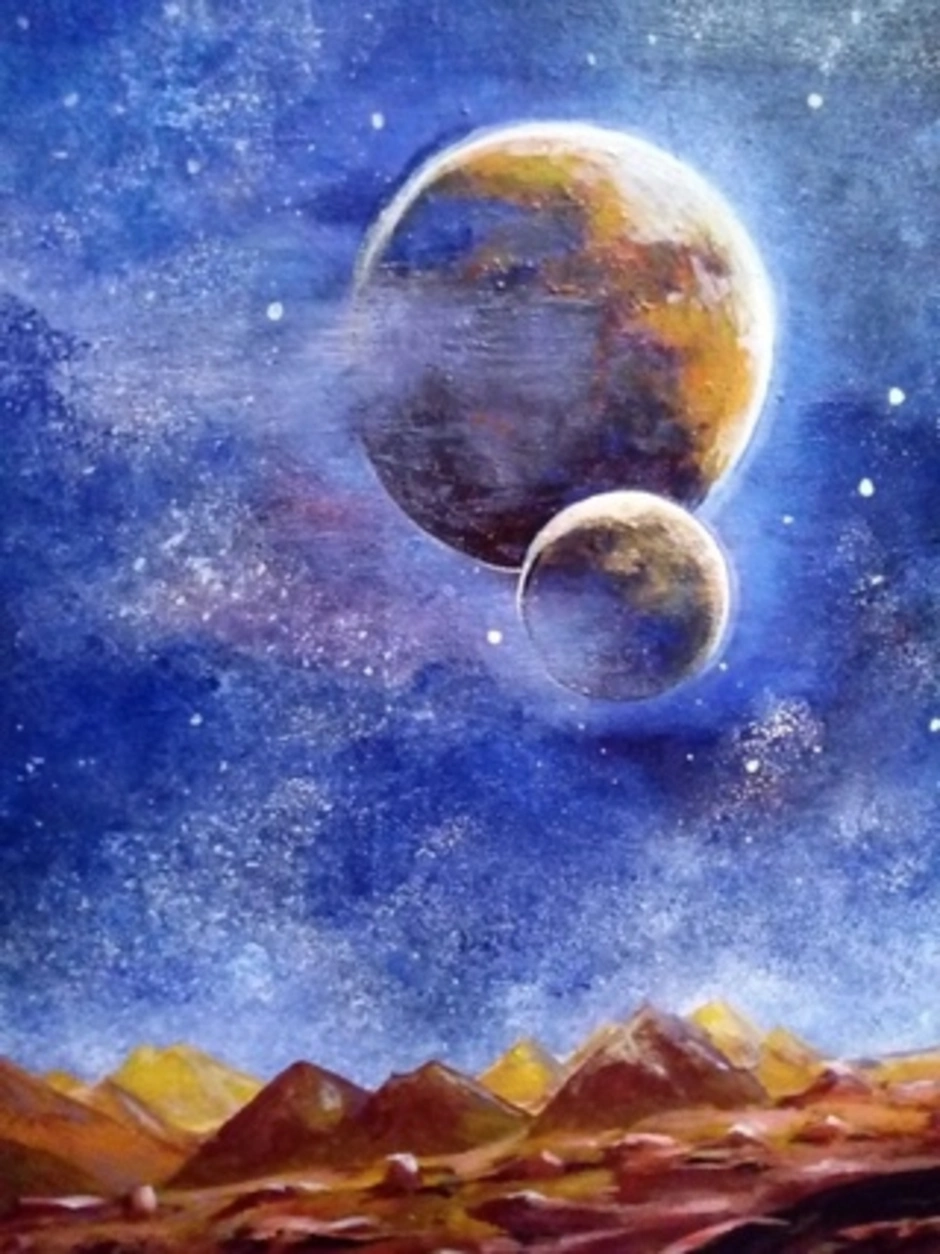 Рисунок космас. Чарльза Айвза космический пейзаж. Рисунок на тему космос. Рисунок на космическую тему.