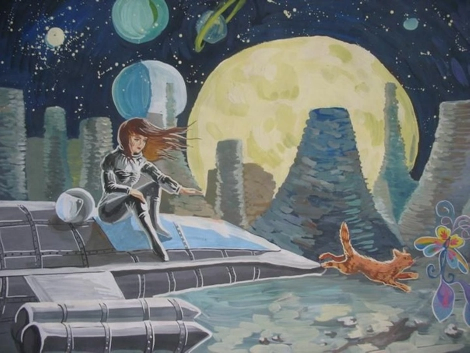 Рисунок на тему вперед к приключениям. Иллюстрации к фантастике. Рисунок на тему космос. Сюжетная композиция космос. Рисунок на космическую тему.
