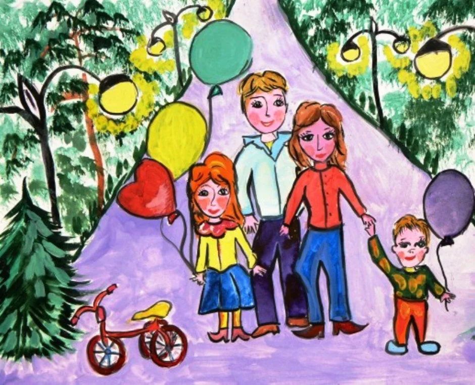 Нарисовать рисунок год семьи. Рисунок на тему семья. Рисунок на тему моя семья. Детские рисунки на тему семья. Рисунок семьи детский.