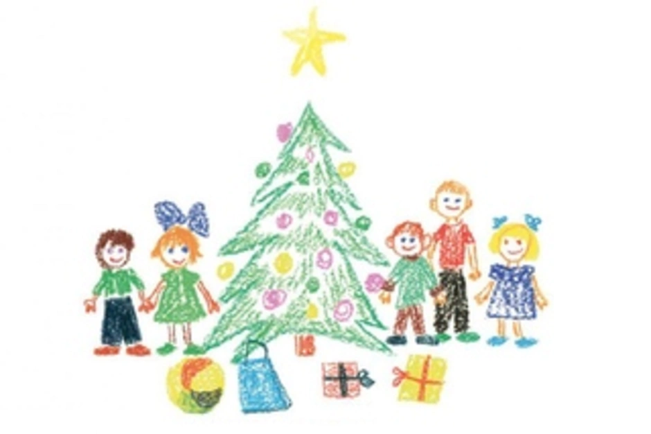 Елка мама папа. Рисование новогодний праздник. Рисование новогодний праздник в детском саду. Рисунок на тему семейный праздник. Рисование для детей праздник новый год.