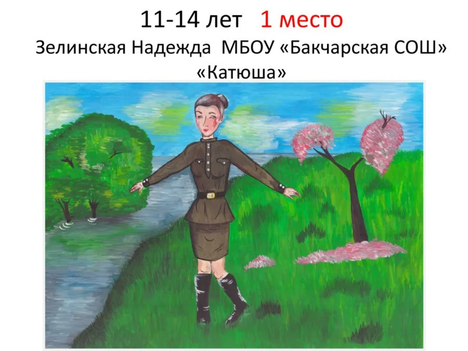 Рисунки катюша песня