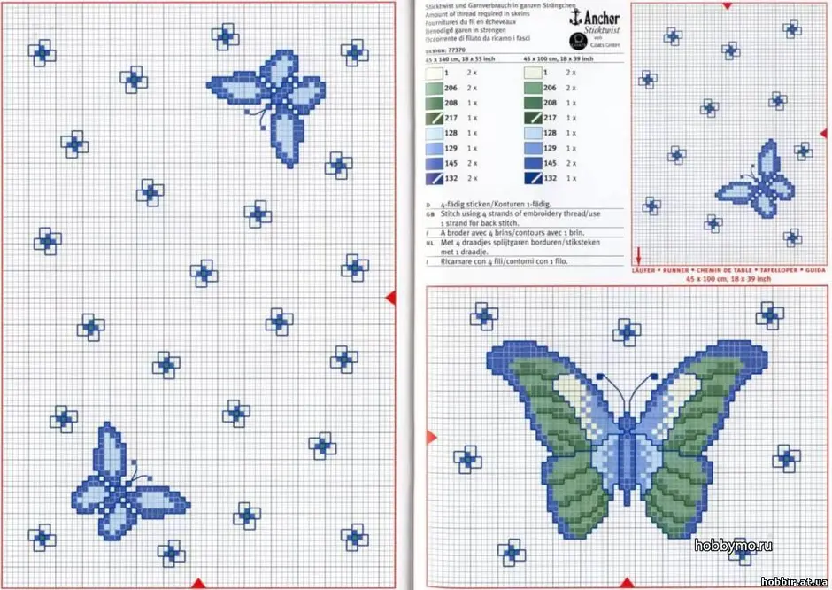 Клеточки для схем из бисера крестиком