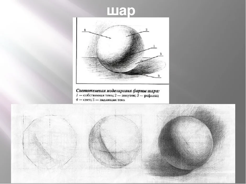 Светотень в рисунке карандашом