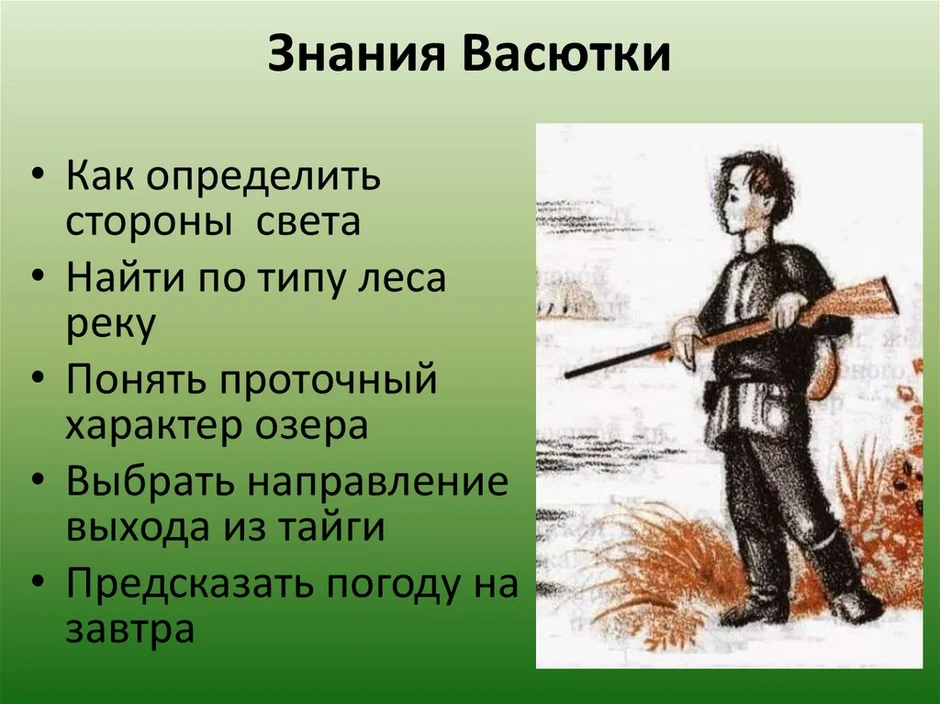 Презентация на рассказ васюткино озеро 5 класс