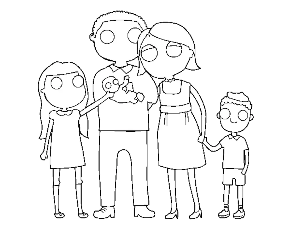 Нарисовать семью из 5 человек. Раскраска семья. Семья рисунок. Семья раскраска для детей. Рисунок семьи из 4 человек.