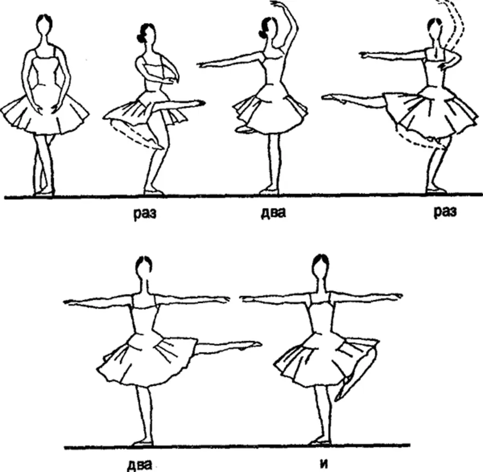 Балетные позиции ног в картинках для начинающих