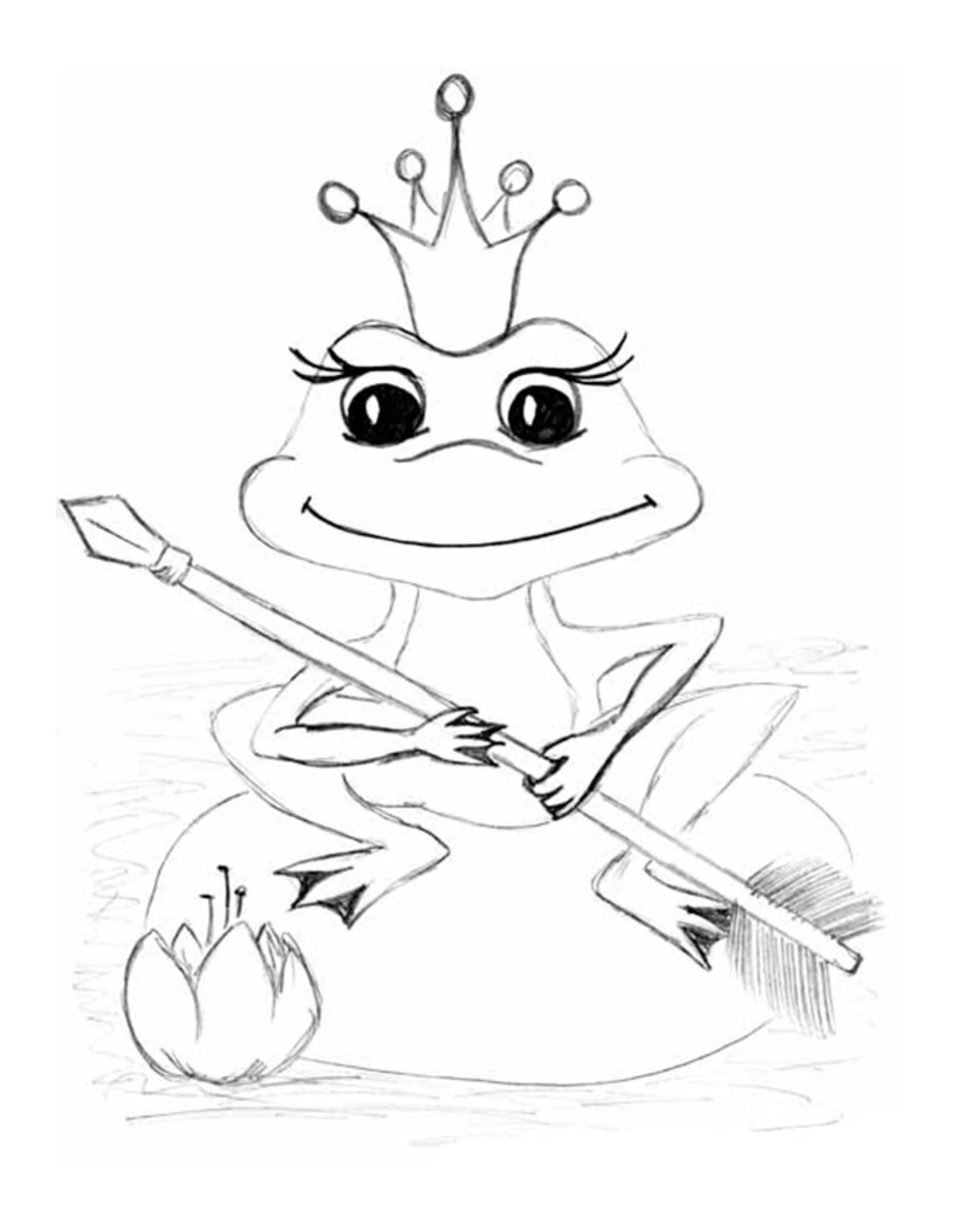 Раскраски раскраски к сказке царевна лягушка скачать и распечатать бесплатно