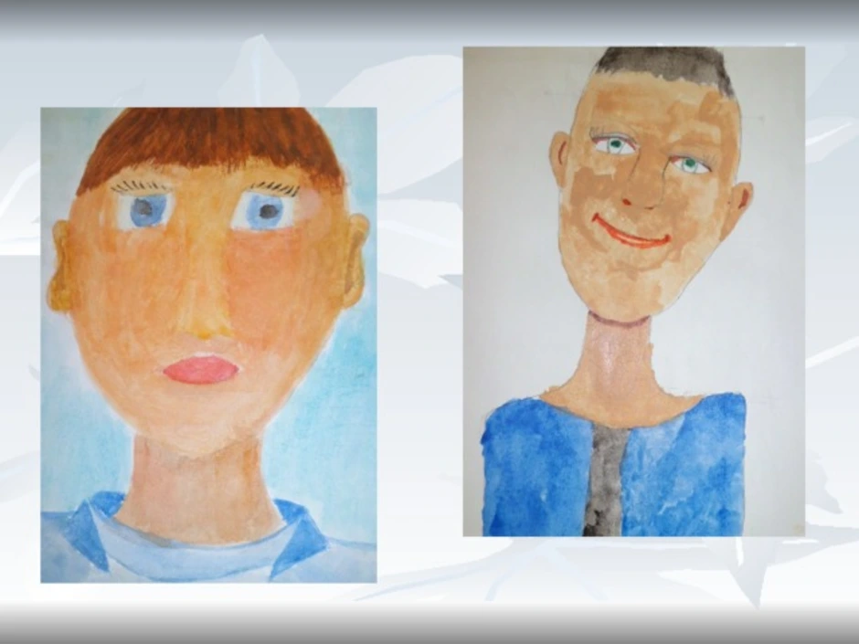 Портрет друга. Рисование портрета в цвете. Портрет 6 класс. Портрет человека в цвете.