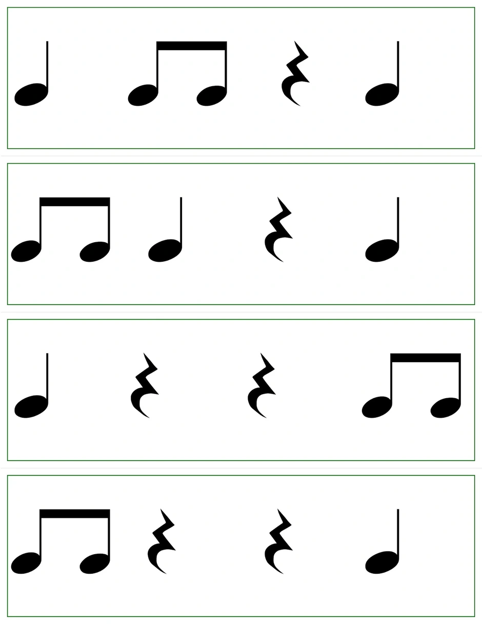 Ритмический Рисунок В Музыке Примеры Для Детей (58 Фото)