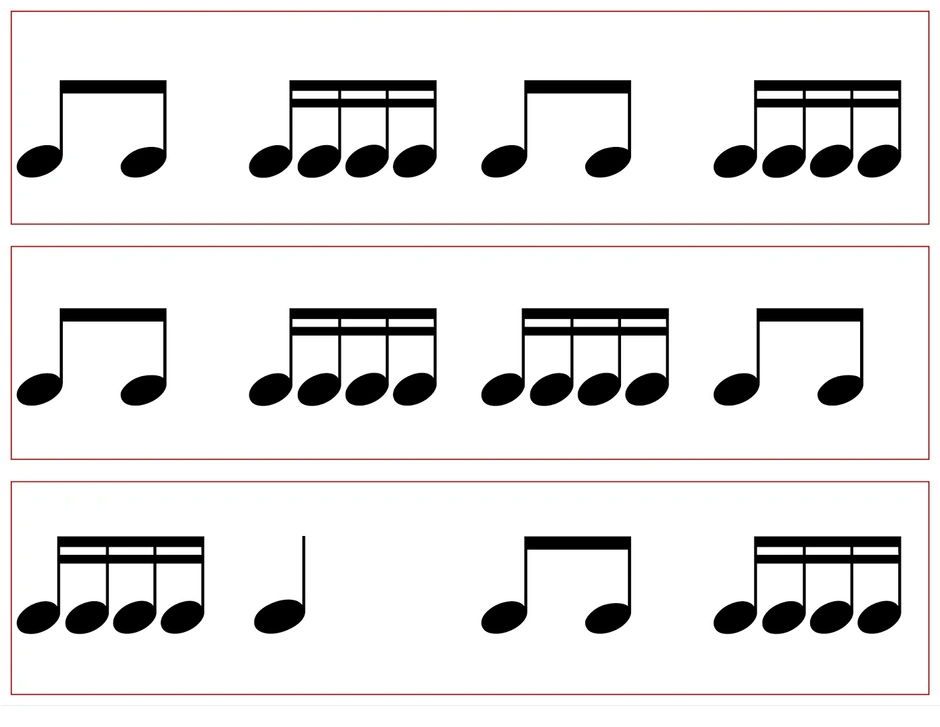 Ритмический рисунок в музыке 2 класс примеры для детей