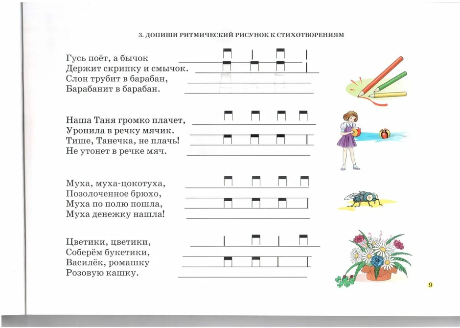 Ноты 1 класс презентация