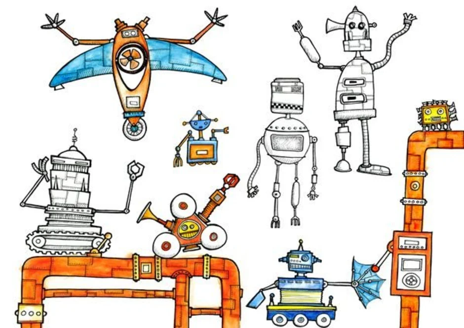 Нарисовать робота 5 класс. Робот рисунок. Робот рисунок для детей. Робот будущего рисунок. Робот помощник рисунок для детей.