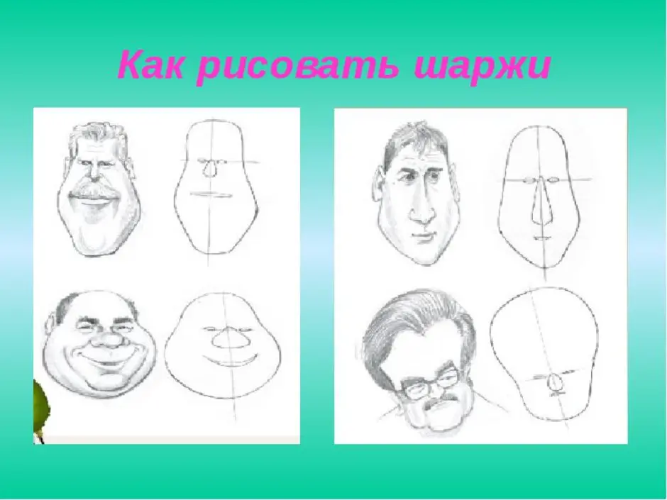 Нарисовать карикатуру 6 класс