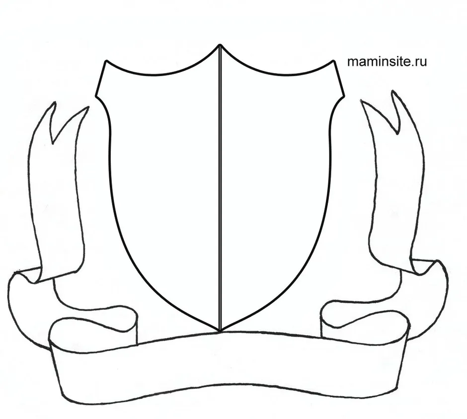 Нарисовать герб семьи 5 класс изо поэтапно