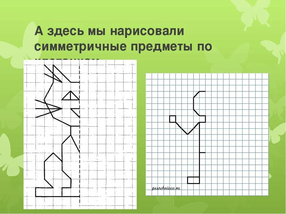 Рисунок симметрии по математике