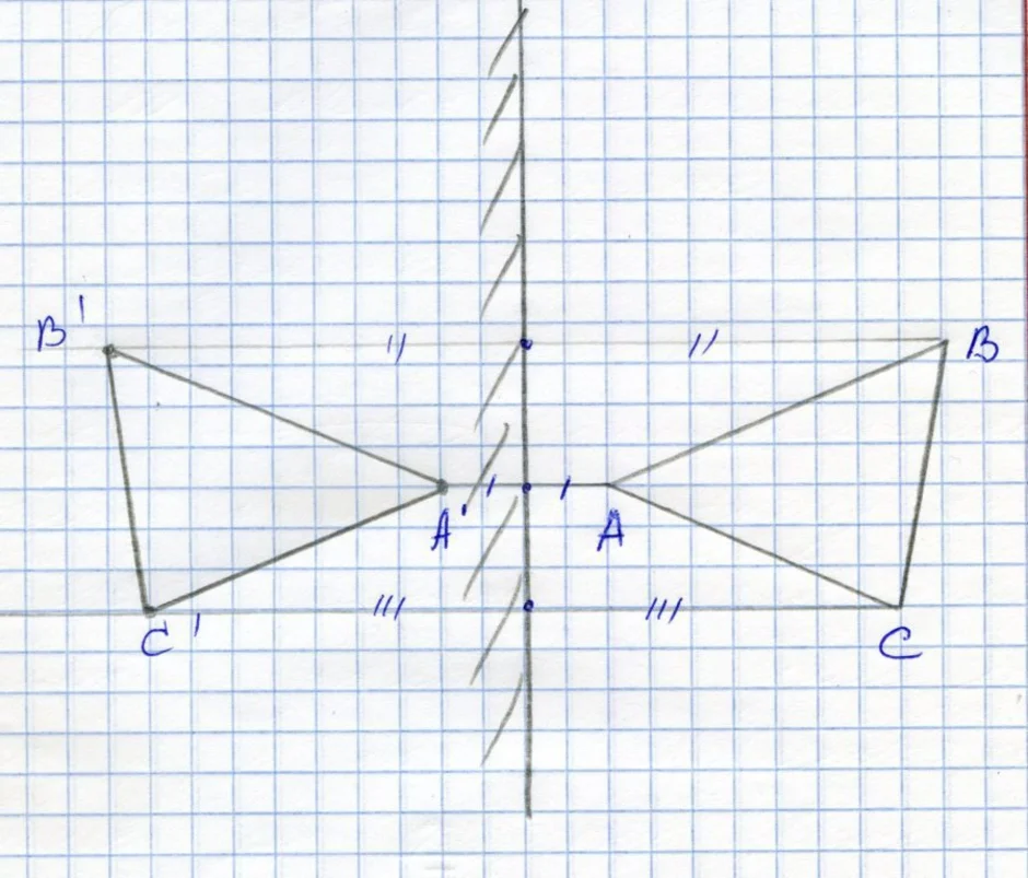 Постройте изображение треугольника. Построение симметричного изображения. Симметричные рисунки карандашом. Центральная симметрия рисунки. Осевая симметрия рисунки.