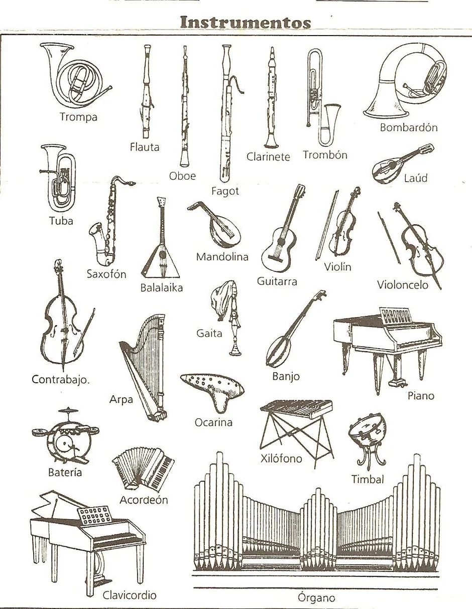 Инструмент Симфонического Оркестра Рисунок (62 Фото)