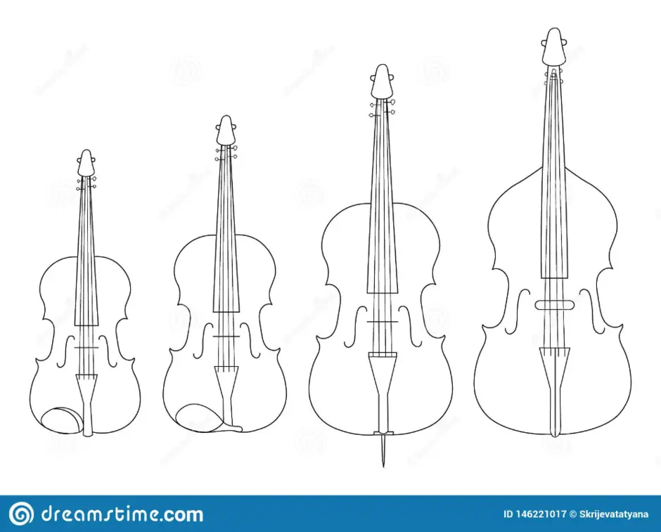 Рисунок струнные смычковые инструменты