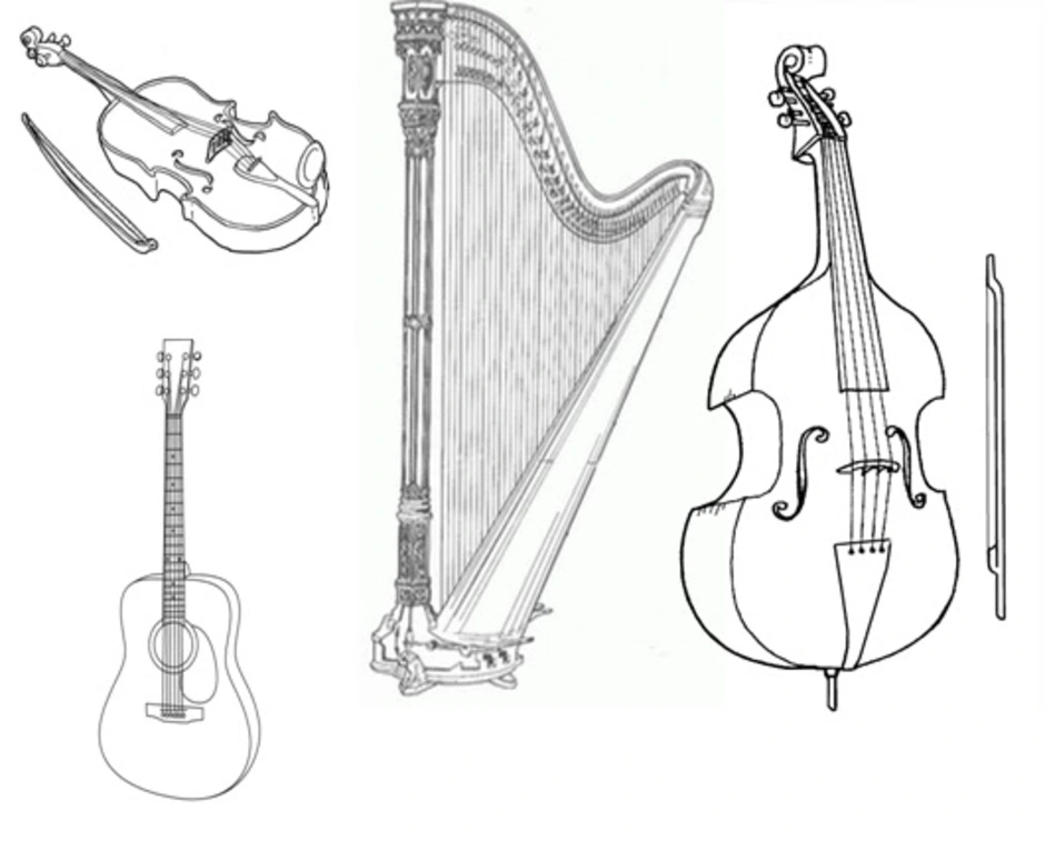 Рисунок инструмента симфонического оркестра 2 класс