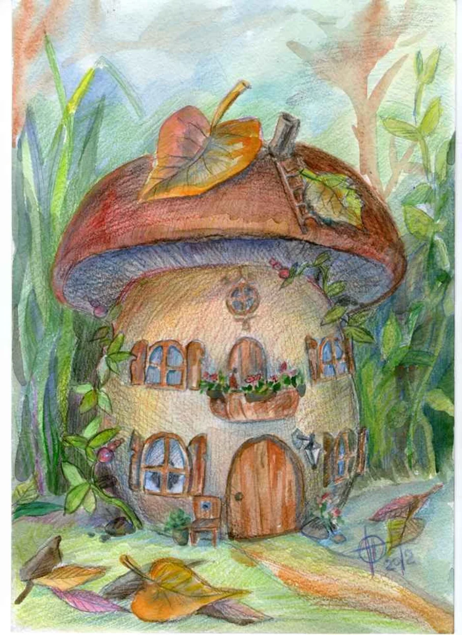 Дом для сказочного героя изо 2 класс. Сказочный домик. С кащачные домик и. Сказочные домики рисование. Сказочный домик рисунок.