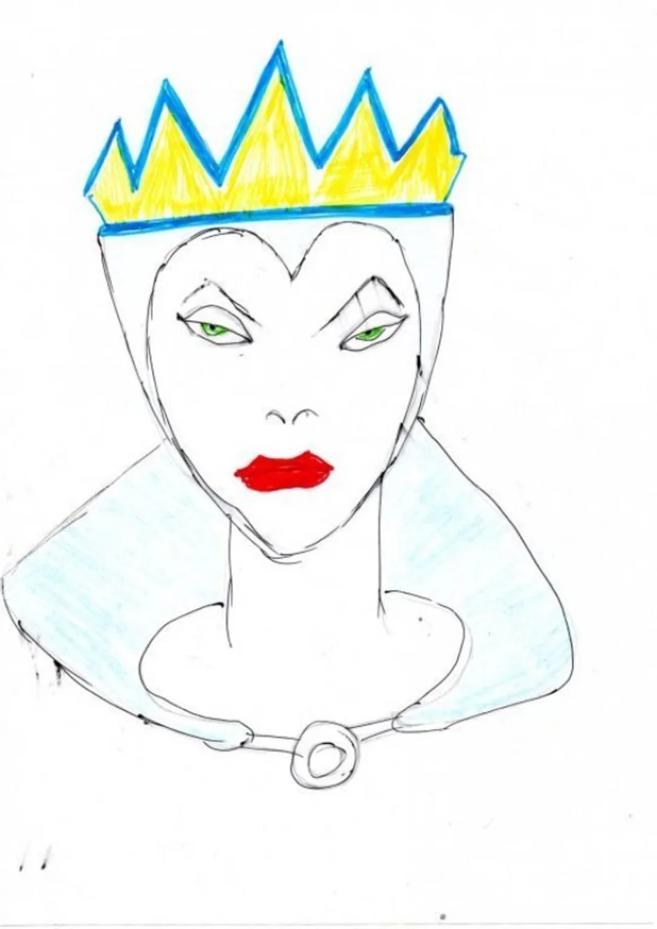 Рисунок снежная королева 5 класс легко. Снежная Королева карандашом. Снежная Королева рисунок. Срисовка снежной Королеве. Снежная Королева рисунок легко.